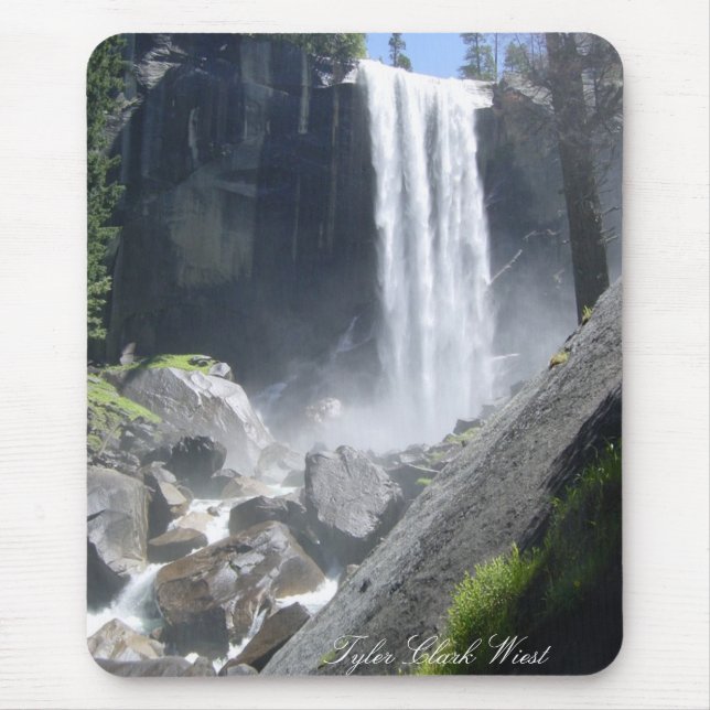 Vernal nedgångar Yosemite Kalifornien Musmatta (Framsidan)