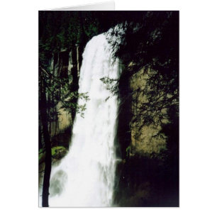 Vernal nedgångar - Yosemite kort