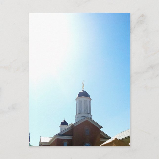 Vernal Utah LDS Mormon tempel Vykort (Framsida)