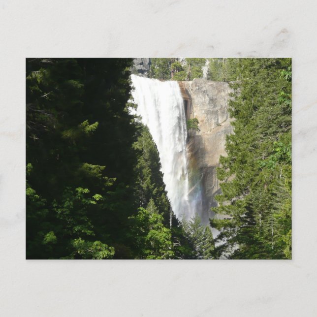 Vernalfallen II i Yosemite National Park Vykort (Framsida)