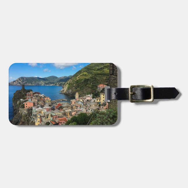 Vernazza, Cinque Terre, Italien, Europa Bagagebricka (Horisontell Framsida)