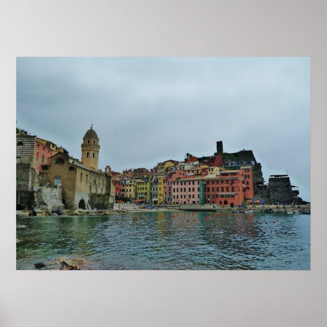 Vernazza, Cinque Terre, Italien Poster (Framsidan)