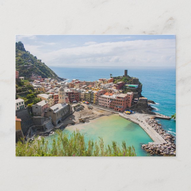 Vernazza, Cinque Terre, Italien Vykort (Framsida)