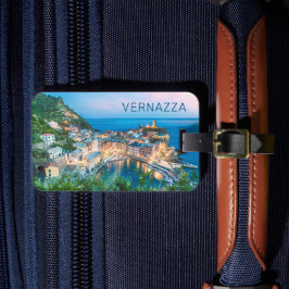 Vernazza Cinque Terre La Spezia Italien Panorama Bagagebricka