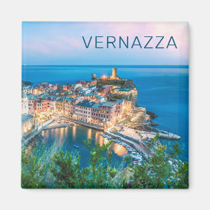 Vernazza Cinque Terre La Spezia Italien Panorama Magnet