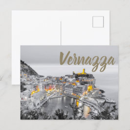 Vernazza Cinque Terre Liguria Italien Fine Art-gåv Helg Vykort