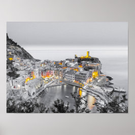 Vernazza Cinque Terre Liguria Italien Fine Art-gåv Poster