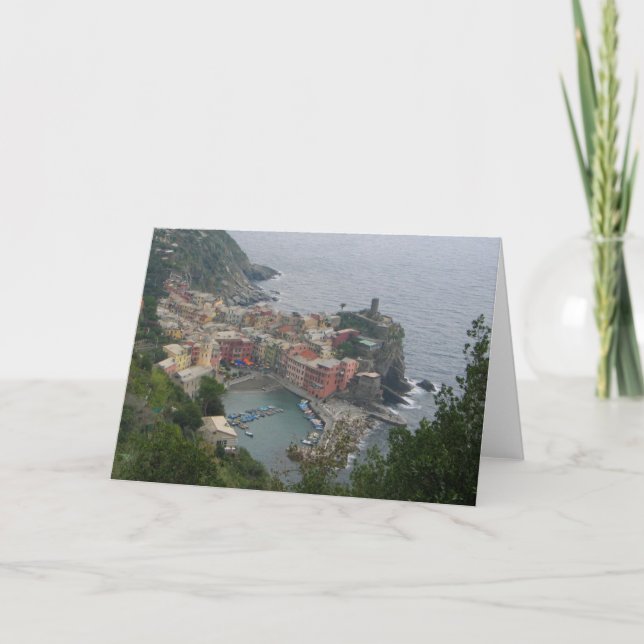 Vernazza italien kort (Framsida)