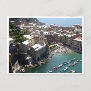 vernazza kyrka vykort