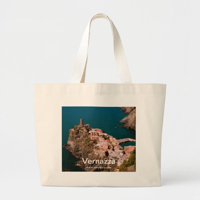 Vernazza Panorama Bag Jumbo Tygkasse (Framsidan)