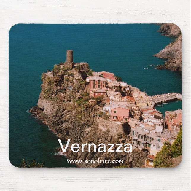 Vernazza Panoramic View Mousepad Musmatta (Framsidan)