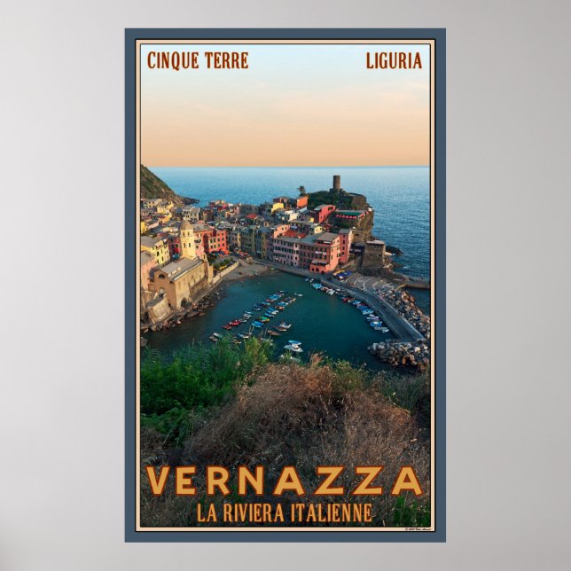 Vernazza Poster (Framsidan)