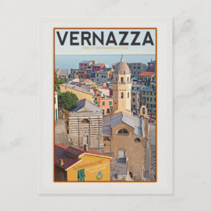 Vernazza - Santa Margherita d'Antiochia-kyrkan Vykort