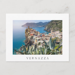 Vernazza-staden i Cinque Terre Vykort