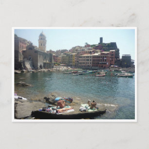 vernazza sunbake vykort