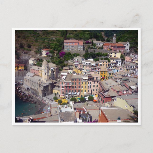 vernazza territoriegräns vykort (Framsida)