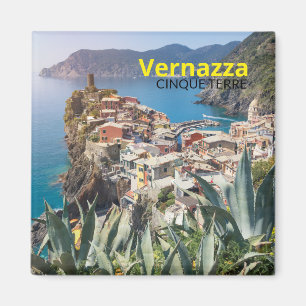 Vernazza town i Cinquen Terre Magnet