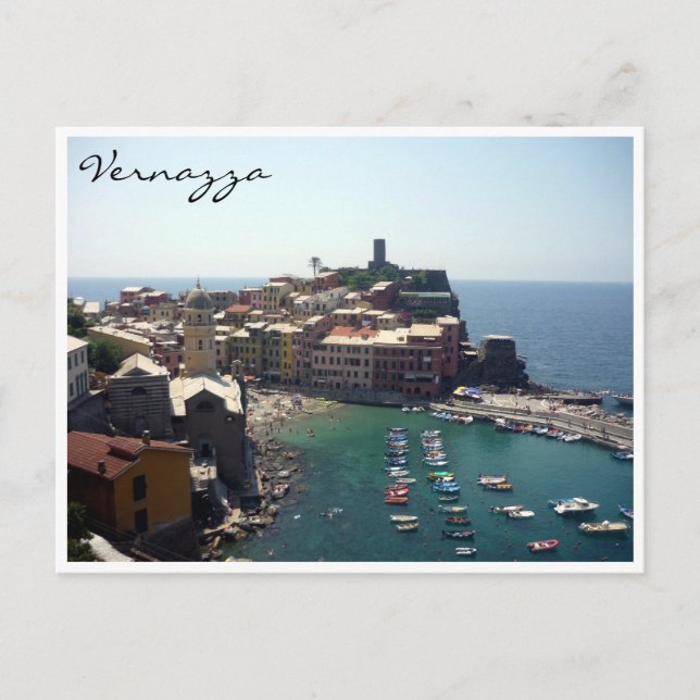 vernazza-vy vykort (Framsida)