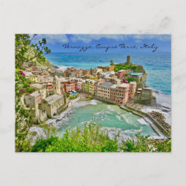 Vernazza, vykort för Italien