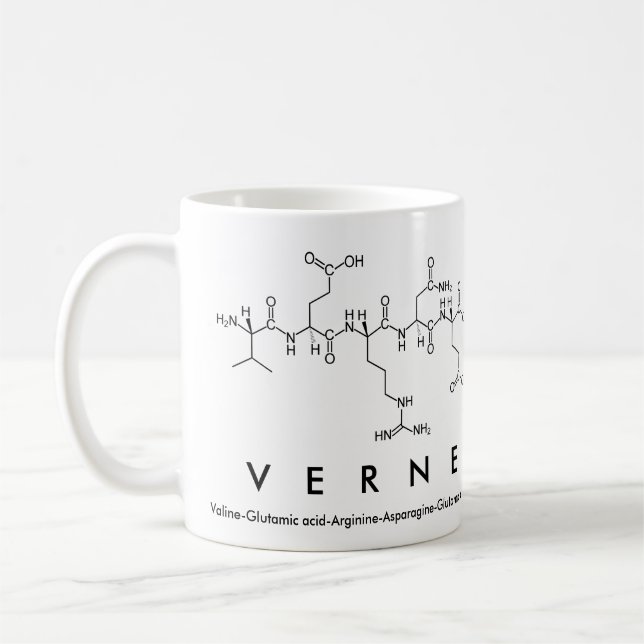 Verne peptide namn mugg (Vänster)