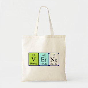 Verne Perioe bord namn tote bag Tygkasse