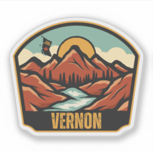 Vernon, British Columbia Klistermärken