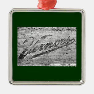 Vernors vägg Ann Arbor, Michigan Julgransprydnad Metall