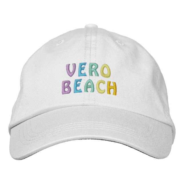 VERO BEACH 3-tak Broderad Keps (Framsida)