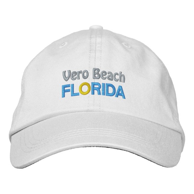 VERO BEACH BRODERAD KEPS (Framsida)