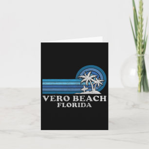 Vero Beach Florida Familj Sommarlov Vintage  Kort