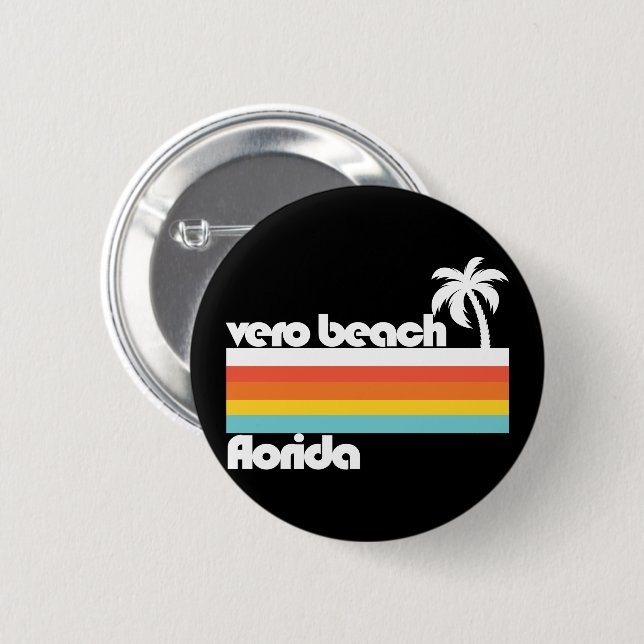 Vero Beach Florida Knapp (Framsida & baksida)