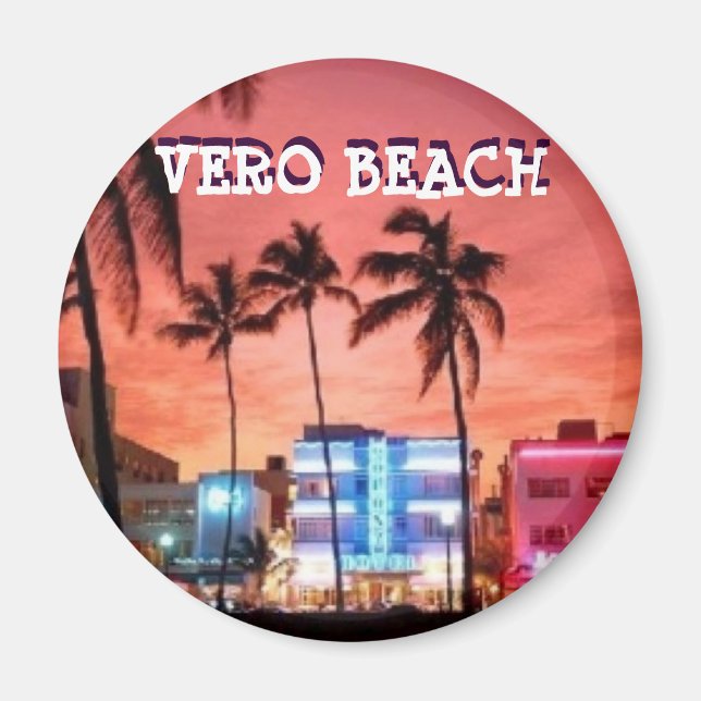 VERO BEACH FLORIDA MAGNET (Framsidan)