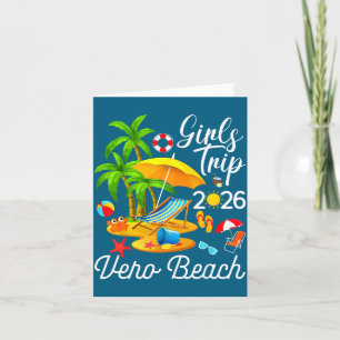 Vero Beach Florida Sommar Tropisk Kort