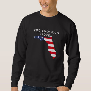 Vero Beach södra Florida USA State Amerika Resa  Lång Ärmad Tröja