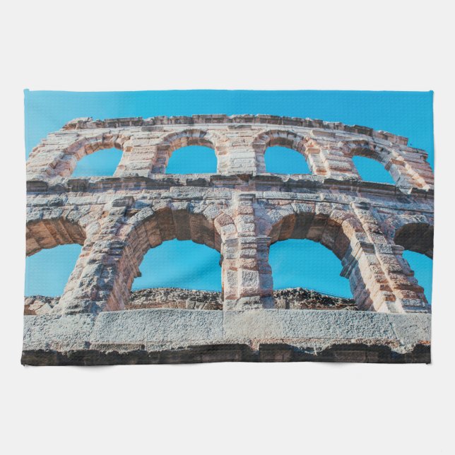 Verona Arena, italien Kökshandduk (Horisontell)