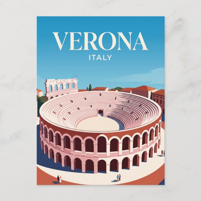 Verona Arena Italien Vykort (Framsida)