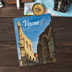 Verona Arena, Italien Vykort