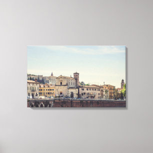 Verona arkitektur, italien canvastryck