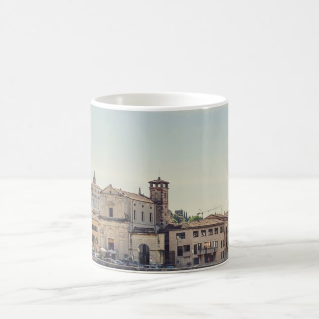 Verona arkitektur, italien kaffemugg (Center)