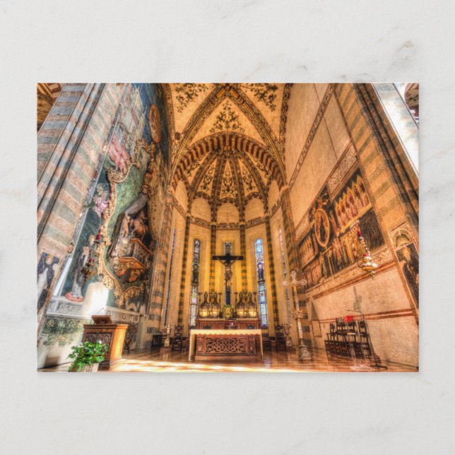  Verona Basilica Architecture Vykort (Framsida)