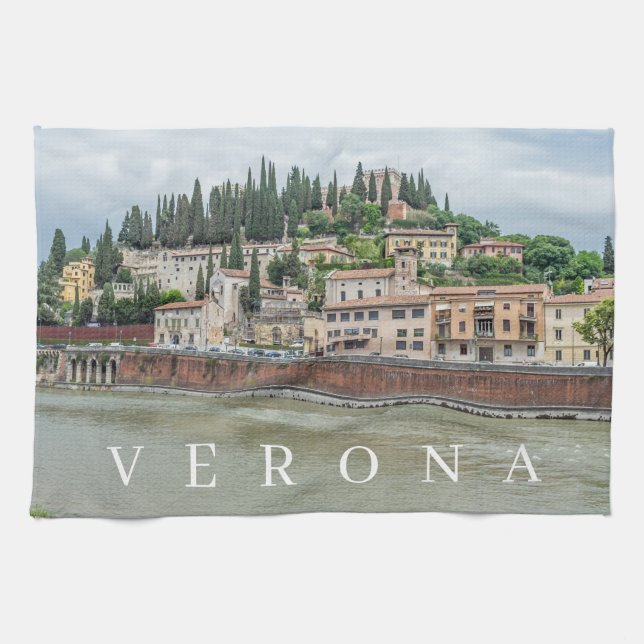Verona Castel San Pietro tetowel Kökshandduk (Horisontell)