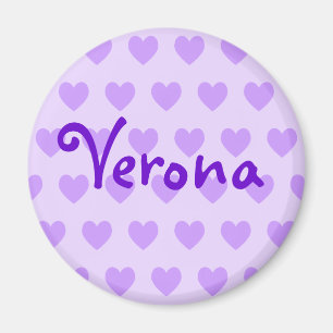 Verona i Lila Magnet