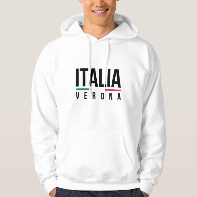 Verona Italia Sweatshirt Med Luva (Framsida)