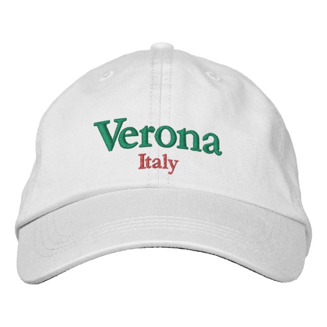 Verona Italien City Pride Broderad Keps (Framsida)