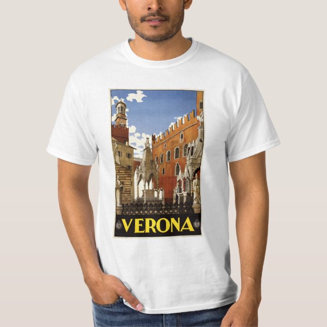 Verona Italien-kläder T Shirt (Framsida)