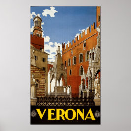 Verona Italien Vintage resor Poster