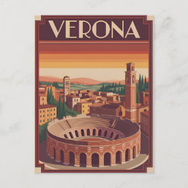 Verona Italien vintage Vykort