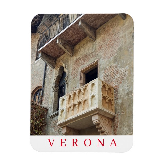 Verona Juliets Balcony-visningslägenhet Magnet (Vertikal)
