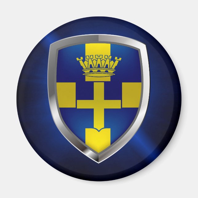 Verona Mettalic Emblem Magnet (Framsidan)