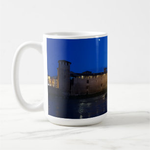 Verona på natten - Bridges - Italien Kaffemugg